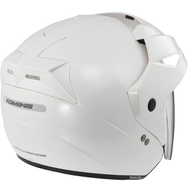 未使用品 コミネ HK-1651ジェットヘルメット ホワイト サイズM コミネ（Komine） 【メーカー在庫あり】 HK-1651 ジェットヘルメット