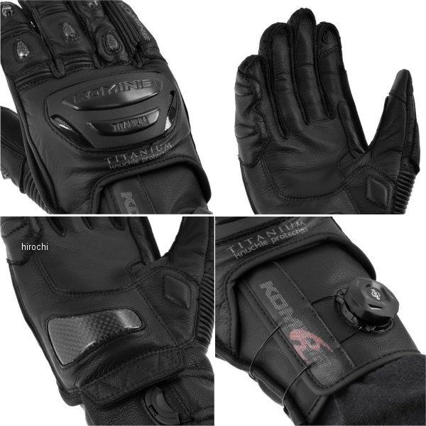 【メーカー在庫あり】 GK-254 コミネ KOMINE 春夏モデル ダイアルフィットスポーツレザーグローブ 黒 Mサイズ HD店_4