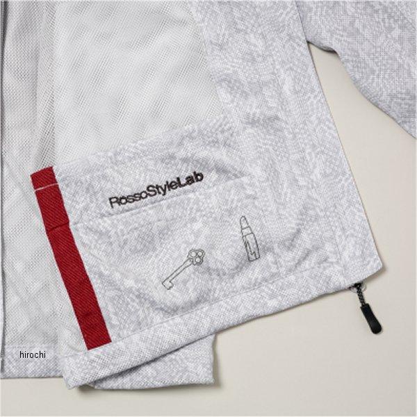 【メーカー在庫あり】 ROJ128 ロッソスタイルラボ Rosso StyleLab 春夏モデル フーディーメッシュブルゾン I.グレー Mサイズ HD店_3