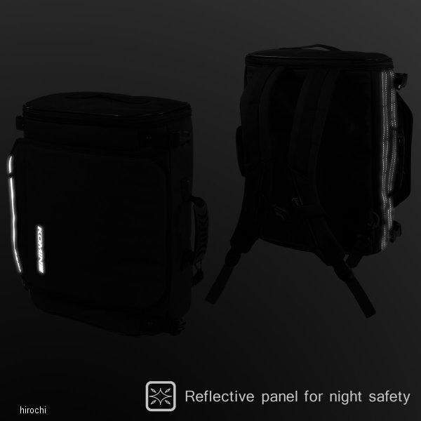 【メーカー在庫あり】 09-248 SA-248 コミネ KOMINE 春夏モデル モーターサイクルシートバックパック リフレクティブブラック 24L HD店の画像