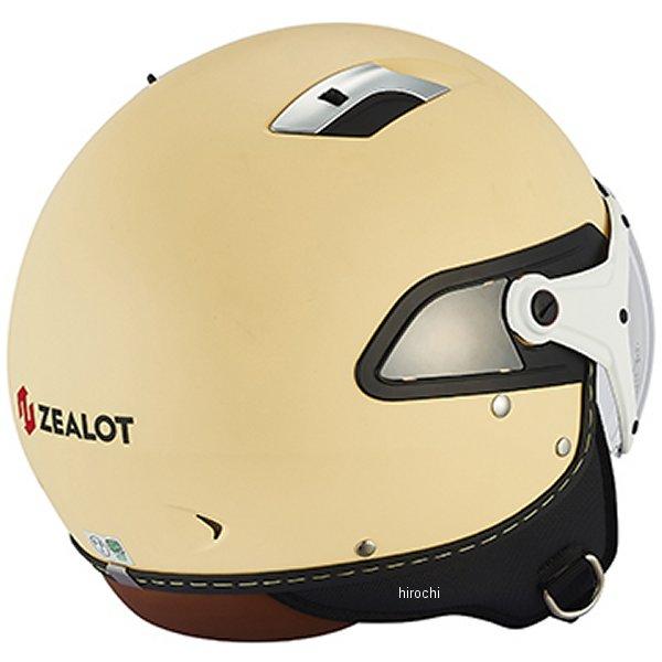 JR0014/S ジーロット ZEALOT ジェットヘルメット ジルライド2 インナーシールドジェット マットアイボリー Sサイズ HD店｜hirochi2｜02