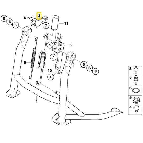 BMW - 46527691632 文句なし (SO)ストッパーR 固定ディスク店 その他バイクパーツ、アクセサリー用品-バイク
