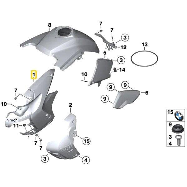 ブランド登録なし - 46637700876 BMW文句なし 刈り込み ダイアログボックス RH 固定ディスク店 その他バイクパーツ、アクセサリー用品-車、バイク、自転車-バイク