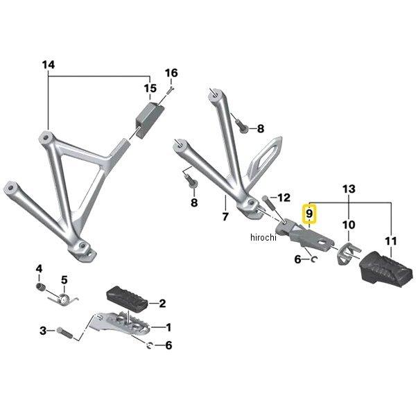 46718528794 BMW純正 R フット レスト RH HD店