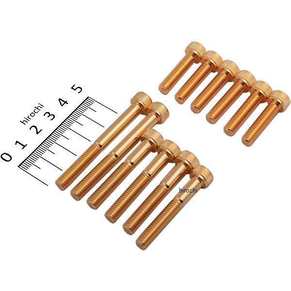 【メーカー在庫あり】 485803 ポッシュ POSH 24Kメッキ ステンレスクラッチカバーネジセット カワサキ ゴールド HD店 |  | 01