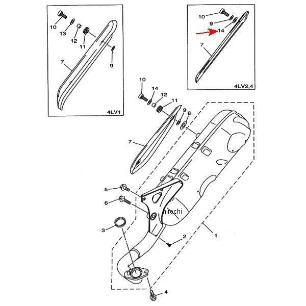 えん YAMAHA 【メーカー在庫あり】 4BD-14766-00 ヤマハ純正