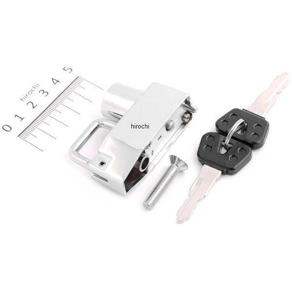 【メーカー在庫あり】 503-0600110 キタコ ヘルメット ホルダー メッキ キー2個セット HD店 | KITACO | 03