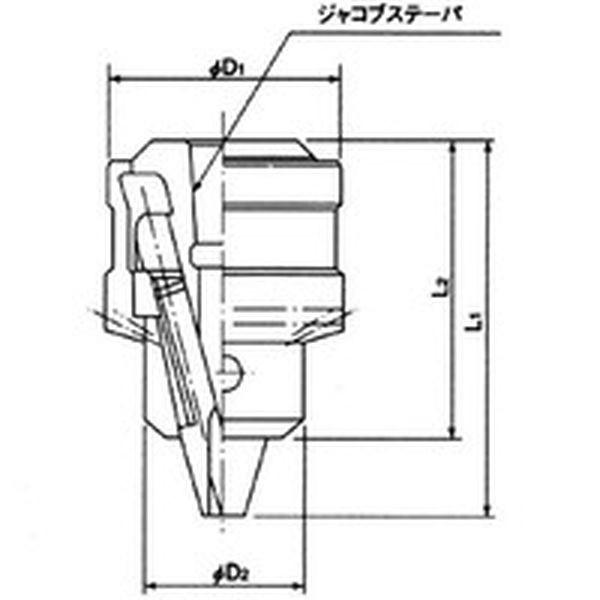 【メーカー在庫あり】 6.5ELMG-1JT 6.5ELMG1JT ユキワ精工(株) ユキワ ドリルチャック HD｜hirochi2｜02