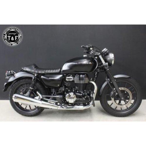 【ガレージT&F製】GB350用カフェシート（タックロール）美品 606120 ガレージT＆F スタッド付きカフェシート タックロール