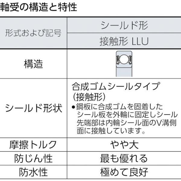 【メーカー在庫あり】 6919LLU NTN(株) NTN 深溝玉軸受 HDの画像