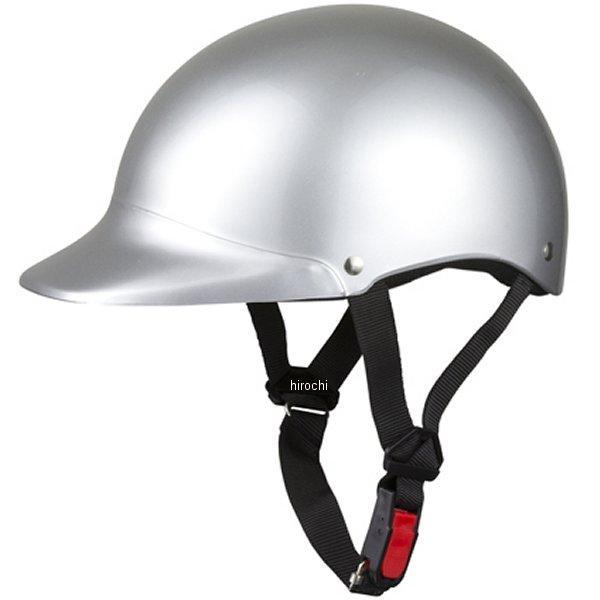 【メーカー在庫あり】 7002 NBS バイクパーツセンター ハーフヘルメット シルバー フリーサイズ(57-60cm未満) HD店 | 