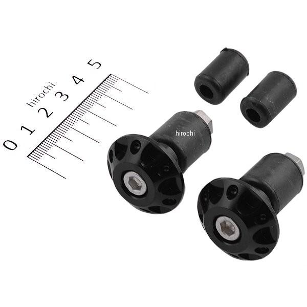 【メーカー在庫あり】 72018 デイトナ アルミビレットバーエンド ファインカット 黒 2個セット HD店 | DAYTONA（バイク用品）