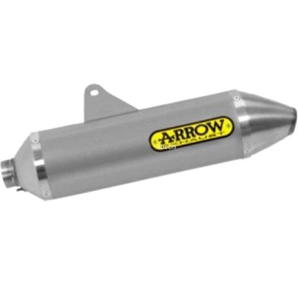 アロー - 72528AO+72133KZ ARROW スリップオンマフラー THUNDER 17年-18年 CRF250L 軽銀/ステンエンド 固定ディスク店