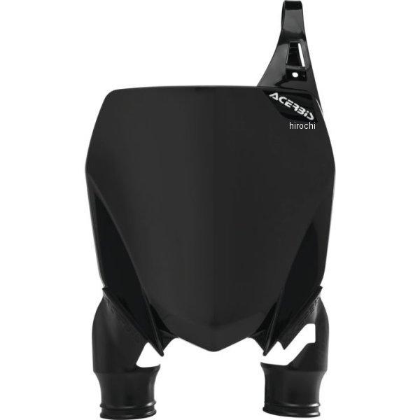 732863 アチェルビス ACERBIS フロントナンバープレート ラプター 19年-21年 カワサキ KX250 黒 JP店