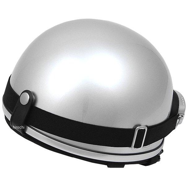 【メーカー在庫あり】 7402 NBS バイクパーツセンター ハーフヘルメット ビンテージ シルバー フリーサイズ(57-60cm未満) HD店 |  | 01