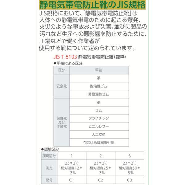 【メーカー在庫あり】 7522S-24.5 7522S24.5  (株)シモン シモン 静電安全靴 編上靴 7522黒静電靴 24.5cm HD店の画像