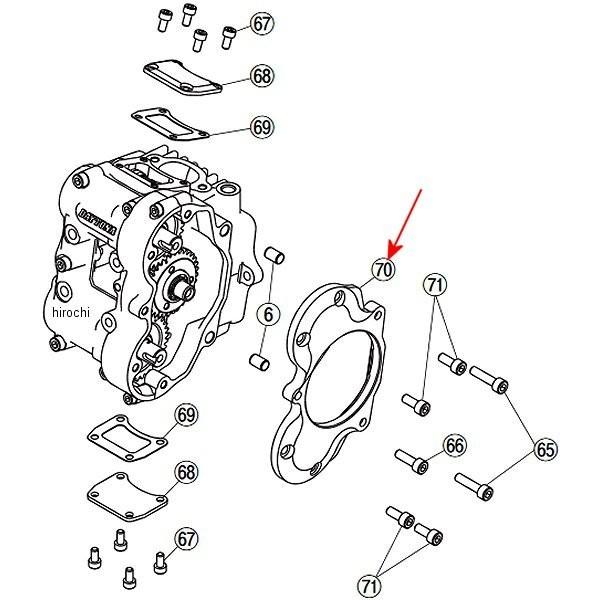 78958 デイトナ フィンガーフォロアー DOHC 補修部品 シリンダーヘッドサイドカバーＴ9.5 HD店 | DAYTONA（バイク用品） | 02