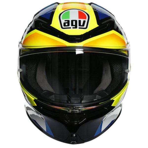 エージーブイ AGV フルフェイスヘルメット K6 JOAN 黒/青/黄 XLサイズ