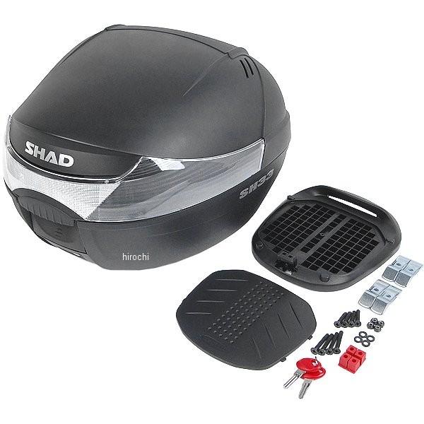 【メーカー在庫あり】 D0B33200 シャッド SHAD SH33 トップケース ブラック 無塗装 HD店