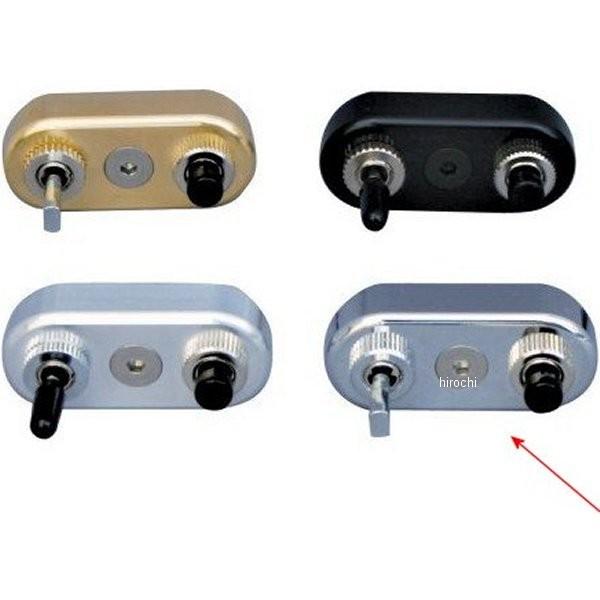 【メーカー在庫あり】 880210 ポッシュ POSH ミニスイッチ ウインカー/ホーン 1インチ(25.4mm)ハンドル用 クローム HD店 | 