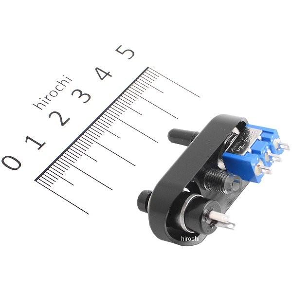 【メーカー在庫あり】 880223 ポッシュ POSH ミニスイッチ ウインカー/ホーン 1インチ(25.4mm)ハンドル用 キャップ付 黒 HD店 |  | 01