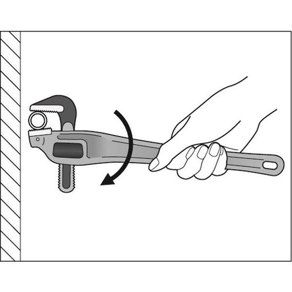 メーカー在庫あり】 89440 Ridge RIDGID オフセットパイプレンチ 18 HD