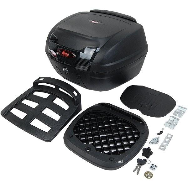 【メーカー在庫あり】 907913 NBS バイクパーツセンター リアボックス 取っ手、上積用キャリア付き 40L 黒 HD店