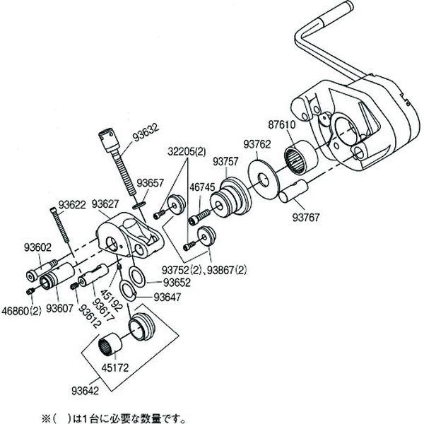 さかな メーカー在庫あり】 93642 Ridge RIDGID ロールグルーバー用パーツ