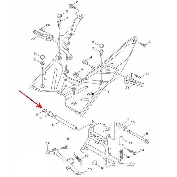 YAMAHA（ヤマハ） 【メーカー在庫あり】 95604-08200 ヤマハ純正ナット
