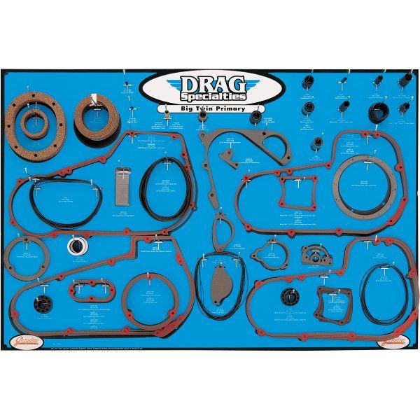 【USA在庫あり】 9903-0101 DRAG ディスプレイ ボード プライマリー ガスケット BigTwin 4速、5速トランスミッション HD店