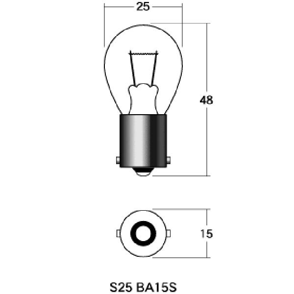 【メーカー在庫あり】 A3103 M&H マツシマ 口金シングル球 12V21W ウインカー/ストップ球 (クリアー) (2個入り) HD店 | YAMAHA | 02