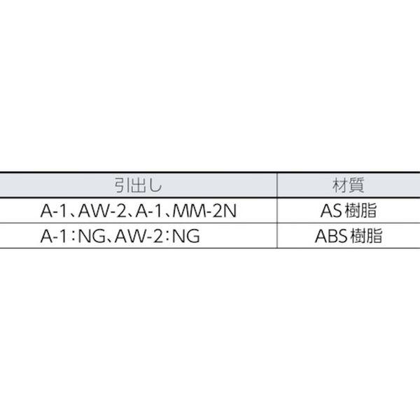 【メーカー在庫あり】 A-38 A38 トラスコ中山(株) TRUSCO パーツケース バンラックケースA型 3列8段 HD店_2