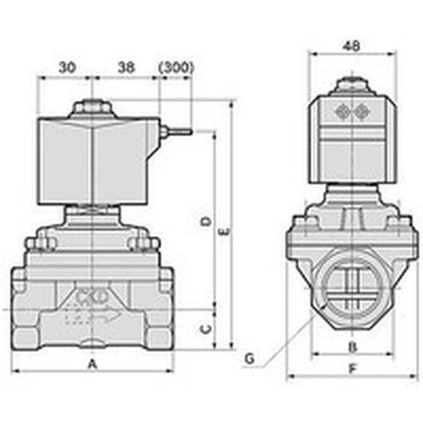 【メーカー在庫あり】 APK11-20A-02C-AC100V CKD(株) CKD パイロットキック式2ポート電磁弁（マルチレックスバルブ） HD｜hirochi2｜02