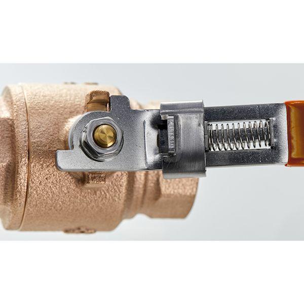 【メーカー在庫あり】 BAV-LSF32A BAVLSF32A  ロック機構付きボールバルブ フルボア(大流量)タイプ(400型・青銅)11/4 HD店の画像