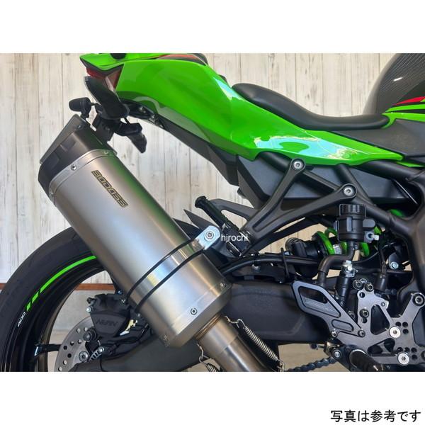 BDSSZX400PS-M Badass バダス マットステンレス スリップオンマフラー タイプS 24年-25年 ニンジャ ZX-4R SE JMCA HD店_1