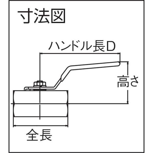 【メーカー在庫あり】 BSS-43-20RC BSS4320RC (株)ハマイ ハマイ ステンレス製禁油処理ボールバルブ(レバー) HD店_3
