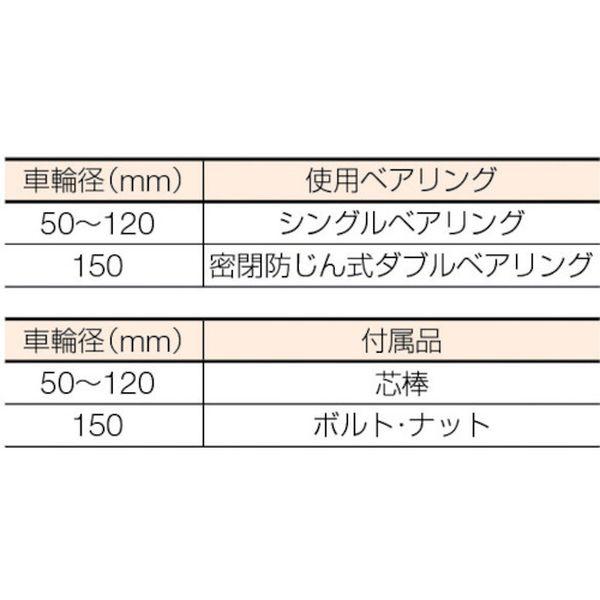 【メーカー在庫あり】 C-2700-120 C2700120  (株)MARUKI マルコン マルコン枠無重量車 120mm U型 HD店の画像