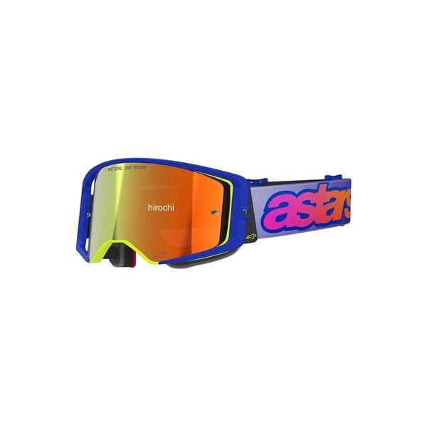 【メーカー在庫あり】 D8393 アルパインスターズ スーパーテック ゴーグル ブルー/イエロー/パープル ミラーレッド HD店 | アルパインスターズ