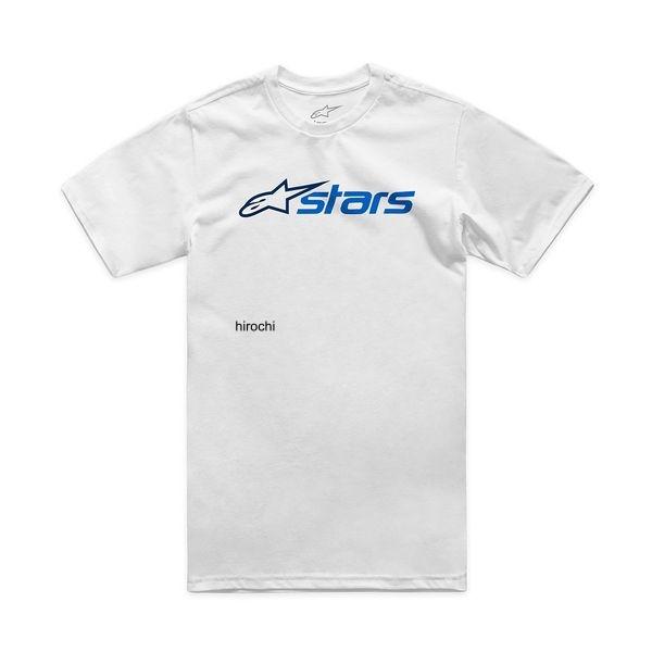 【メーカー在庫あり】 D8733 アルパインスターズ Tシャツ ブレイズ 2.0 ホワイト/ネイビー/ブルー Sサイズ HD店 | アルパインスターズ