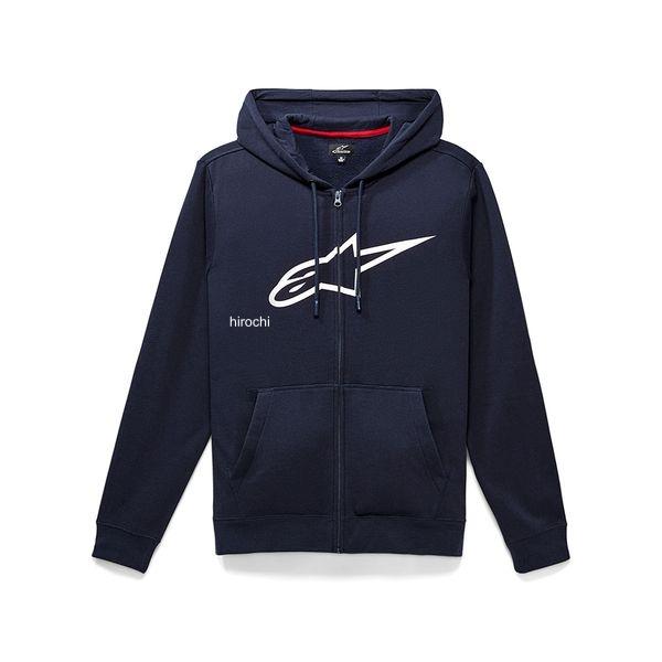 【メーカー在庫あり】 D8789 アルパインスターズ Zip フーディー エイジレス V3 ネイビー/ホワイト Sサイズ HD店 | アルパインスターズ