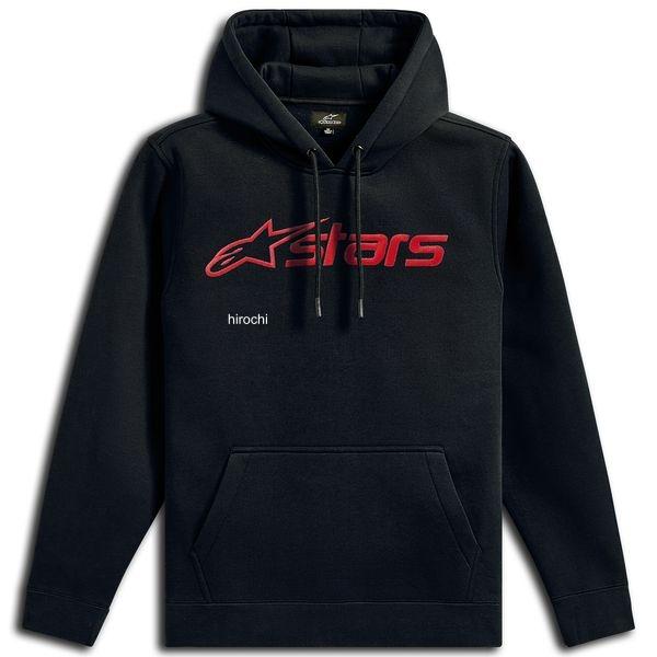 【メーカー在庫あり】 D8799 アルパインスターズ フーディ ブレイズ V3 ブラック/レッド Lサイズ HD店 | アルパインスターズ