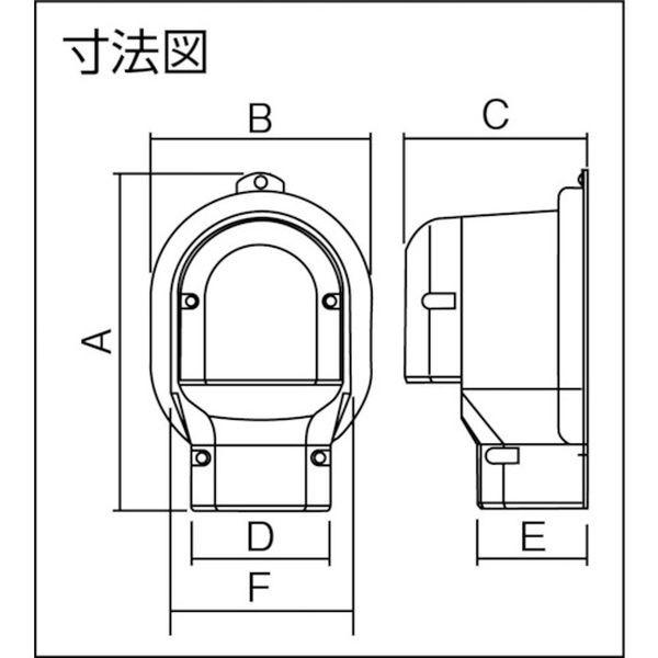 【メーカー在庫あり】 DAS2604W パナソニック(株)ライフソリューションズ社 Panasonic 壁面取出しカバーPタイプ 排じん＆換気機能付きエアコン用 HD店｜hirochi2｜03