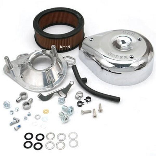 17-0404 S\u0026Sサイクル S\u0026S Cycle エアークリーナー ティアドロップ 92年-99年 Evo、BigTwin E/Gキャブ車 HD店