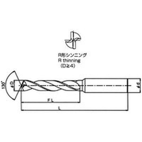 【メーカー在庫あり】 EX-GDR-12.5 EXGDR12.5 オーエスジー(株) OSG EXゴールドドリル 一般加工用レギュラ形 刃径12.5mm 60625 HD店の画像