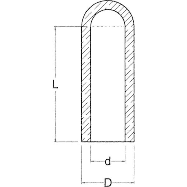 【メーカー在庫あり】 GA0406X100 (株)岩田製作所 IWATA マスキング用 キャップA (200個入) φ10.3×L25.4 青 HD店の画像