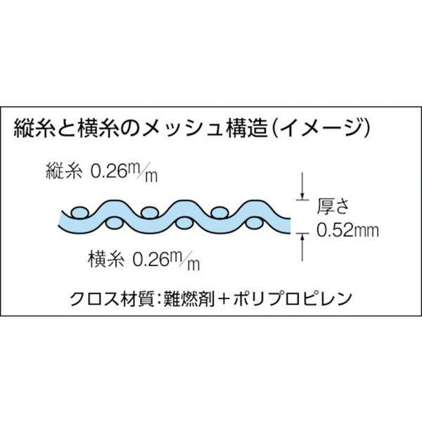 【メーカー在庫あり】 GM-1836GN GM1836GN  トラスコ中山(株) TRUSCO ストロングメッシュシート 1.8m×3.6m グリーン HD店｜hirochi2｜03