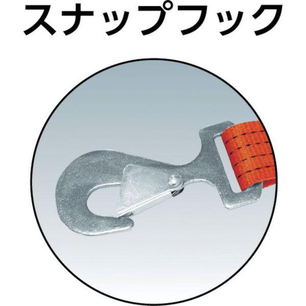 【メーカー在庫あり】 GV50-800SP GV50800SP トラスコ中山(株) TRUSCO ベルト荷締機 50mm幅 800kg スナップフックタイプ HD店の画像