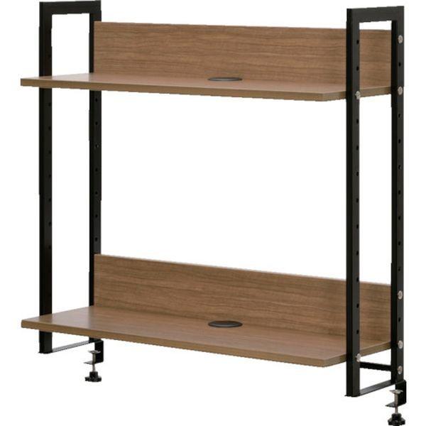 GZUSRH-800DM GZUSRH800DM アール・エフ・ヤマカワ(株) アールエフヤマカワ ワーキングデスク上置ハイシェルフW800 ウォルナット HD店