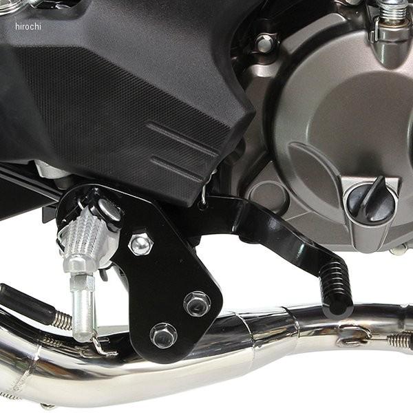 【メーカー在庫あり】 HF5305 ハリケーン バックステップキット Z125 プロ 黒 HD店
