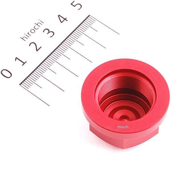 【メーカー在庫あり】 HT0803R ハリケーン ステムナット レッドアルマイト 14年 CBR250R HD店 | ホンダ | 01